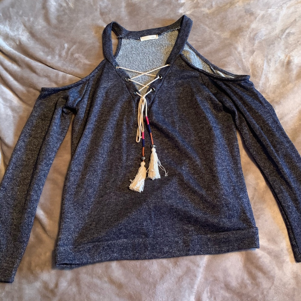 Blue sweatshirt